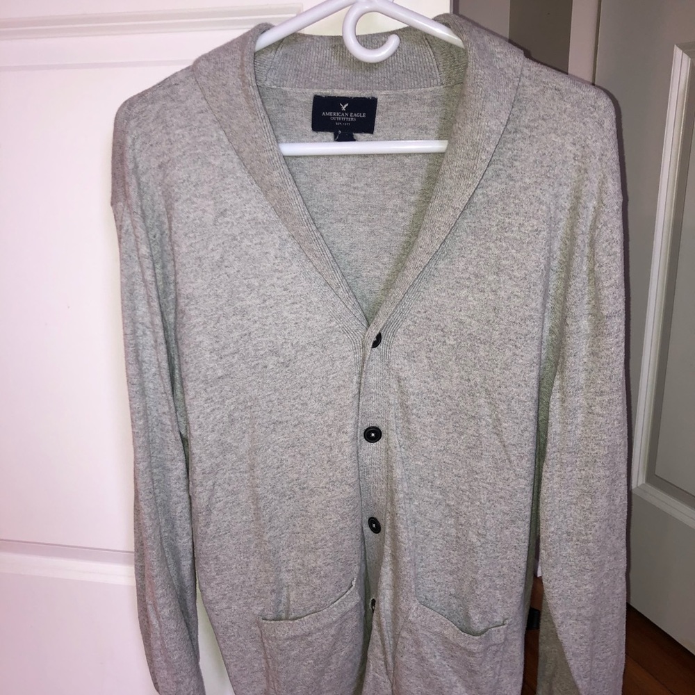 Men’s American Eagle Gray Cardigan